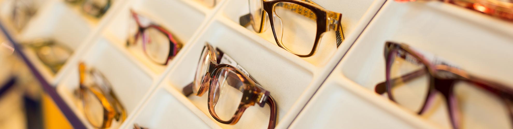 Eyeglass store frame materials